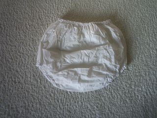3 PK Babies Kids Toddlers Plastic Nappy Diaper Cover Pants White XL