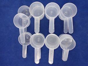 Disposible Plastic Measuring Scoop Set 15 Scoops 29 6 CC Measure Cup Cups Spoons