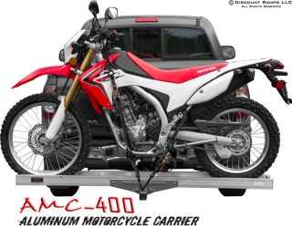 Motorcycle Dirt Bike Carrier Trailer Hauler Rack Ramp AMC 400