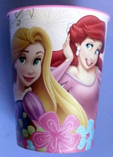 Disney 4 Princesses Childrens Plastic Cup w Rapunzel HTF New