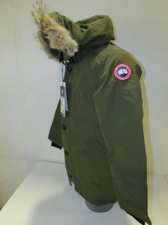 Canada GOOSE Size Small Men Military Green Coyote Fur Hood Chateau Jacket 3426M