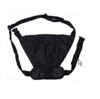 Black Infant Baby Cotton Carrier Backpack Strap Wrap Sling Portable Bag