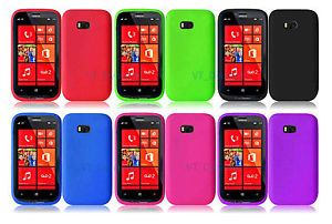 For Nokia Lumia 822 Soft Silicone Cell Phone Skin Case Cover Verizon Accessory
