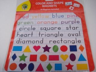 39 Colors Shapes Words Magnets Fridge Decor Math Christmas Teacher Gift Class