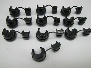 10 PC's Heyco 7W 2 Strain Relief Clips Clamps for 1 2" Box Hole 5 16" Cord Wire