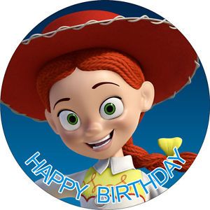 Toy Story 3 Jessy Icing Birthday Cake Toppers