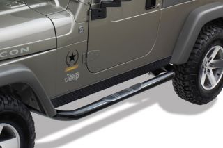 97 04 Jeep Wrangler Nerf Side Bars 3" Round Truck SUV Running Boards Westin