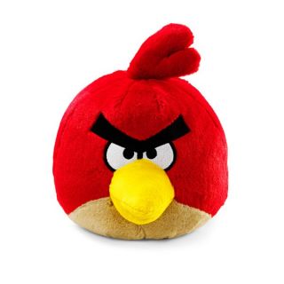 New Angry Birds Plush 8" w Sound Official Red Bird Soft Toys Dolls Licensed