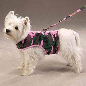 New XXS Dog Clothes Harness Shirt Pink Camo Vest XX Small Pet Puppy Girl
