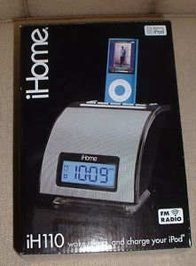iHome IH110 Clock Radio Charger Wake Sleep and Charge Your iPod