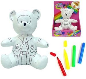 Color Wash Stuffed Teddy Bear Plush Toy Animals Toys