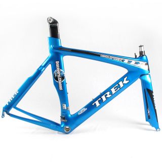 Trek Equinox TTX Time Trial TT Carbon Frameset Frame Fork 56cm Medium Blue