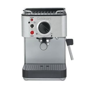 Cuisinart Espresso Machine 15 Bar Coffee Maker Grinder Filter Warming Cup Warmer