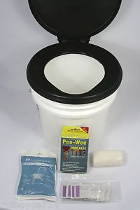 Portable Toilet 3 5 Gal Dual Purpose Ready Travel Outdoor Camping Hiking Toilet