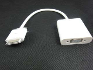 30 Pin Dock Connector to VGA Adapter Cable for Apple iPad 2 iPhone 4