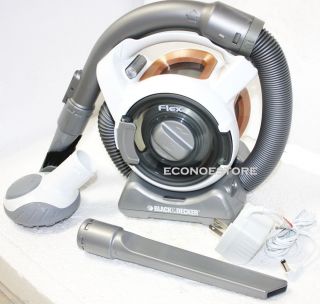 New FHV1200 Black Decker 12V Cordless Mini Canister Vacuum with Flexible Hose 885911137300