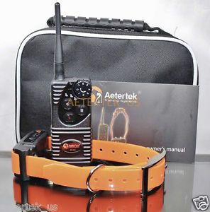 AETERTEK Waterproof 1 Dog 600 Yard Remote Control Dog Training Anti Bark Collar