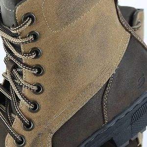 Skechers Denton Westside Combat Boots Style Brown Mens US Size 11 UK 10