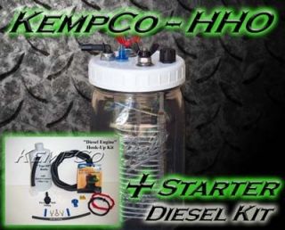HHO Hydrogen Generator Fuel Cell Complete with All Hookup Parts for Diesel Motor