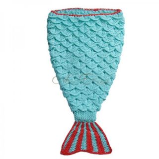 Mermaid Ariel Baby Girl Crochet Knit Photography Props Outfit Costume 0 12 Month
