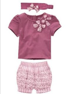 3pcs Kid Infant Baby Girl Dress Pants Hat Set Outfit Costume Clothes 0 36months