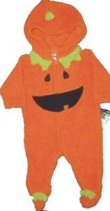 Pumpkin Halloween Costume Baby Boys Girls 1 Piece