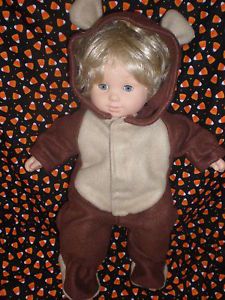 Clothes Bitty Baby Twins Teddy Bear Halloween Costume Sleeper