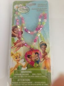 Kids Girl Toddler Disney Barbie Princess Fairies Necklace Bracelet Costume