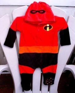 New Euro Disney UK Incredibles Baby Infant Jack Plush Costume 3 Months