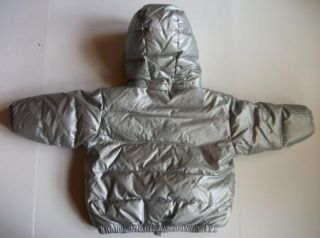 Baby Gap Silver Warmest Down Wnter Coat Jacket Boy or Girl 3