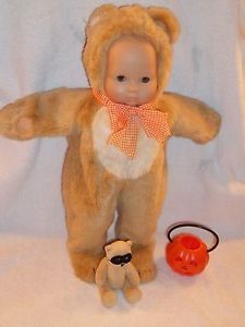 Authentic American Girl Bitty Baby Autumn Fun Bear Costume Retired