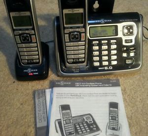 Radio Shack Presidian DECT 6 0 Cordless Phones Base 1 Digital Answer 43 264