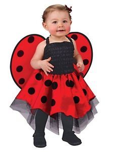 Dress Up Baby Ladybug Costume Infant Size 12 24 Months Wings Baby Red