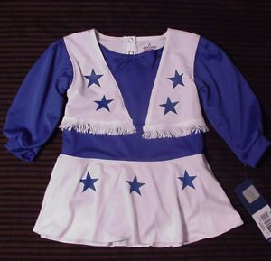 Dallas Cowboy Cheerleader Costume Dress Toddler Sz 3T 3