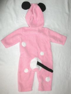 Minnie Mouse Pink Baby Girl Bunting Costume 6 9 12 MO