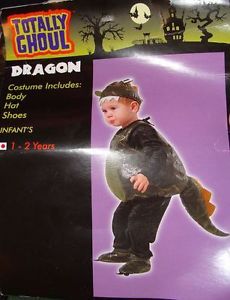 New Totally Ghoul Halloween Costume Baby Boy Dragon 12 18 18 24 2T