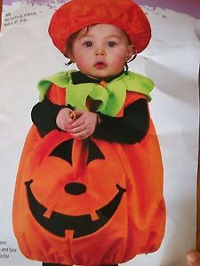 Baby Toddler Boy Girl Pumpkin Halloween Costume 12M 24M