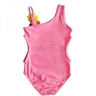 Girls Kid Princess Mermaid Barbie Monokini Swimsuit Swimwear Bathing Suit Sz 3 8