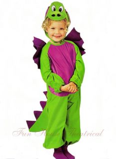Green Little Dragon Halloween Costume Jumpsuit Infant Toddler Child 82026