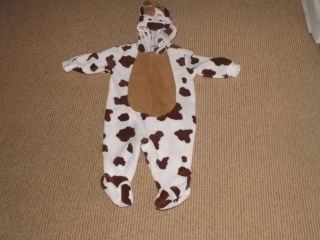 Little by Little Infant Cow Halloween Costume Size 6 9 Months
