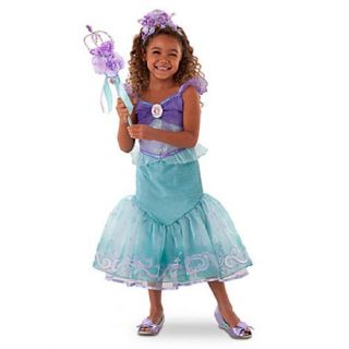 Princess Ariel Dress Costume Gown Little Mermaid Sparkle 2013