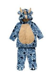 Gymboree Blue Triceratops Dinosaur Halloween Costume Infant Boy 12 18 Month New