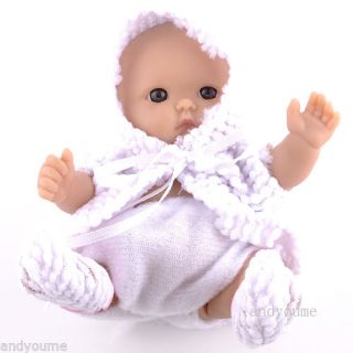 1pc Flexible Glue Reborn Lifelike Cute Baby Doll with Clothes 10 Styles T8612