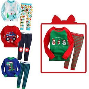 ★free Christmas Gift★vaenait Baby Kids Boy Clothes Sleepwear Pajama Set "Gift 7"