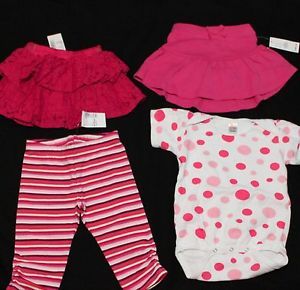 Lot of 4 12 Month Size Baby Toddler Girl Clothes New with Tags