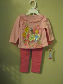 New Disney Princess Tutu Pants Outfit Set 18 Mons Infant Clothing Cinderella