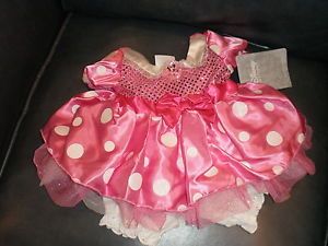  Infant Pink Minnie Mouse Clubhouse Costume with Bloomers New 3 6 MO