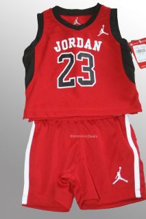 Nike Air Jordan Baby Boys Tank Shirt Shorts Outfit Set New