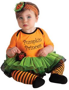 Adorable Baby Pumpkin Princess of Halloween Tutu Costume