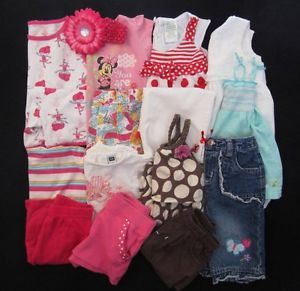 Baby Girl Clothes Lot 18 24 Month Spring Summer Outfits Sets Dress Hair